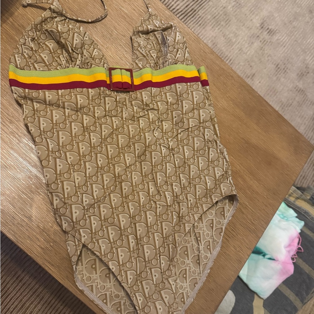 Christian Dior Rasta Vintage one-piece swimsuit
